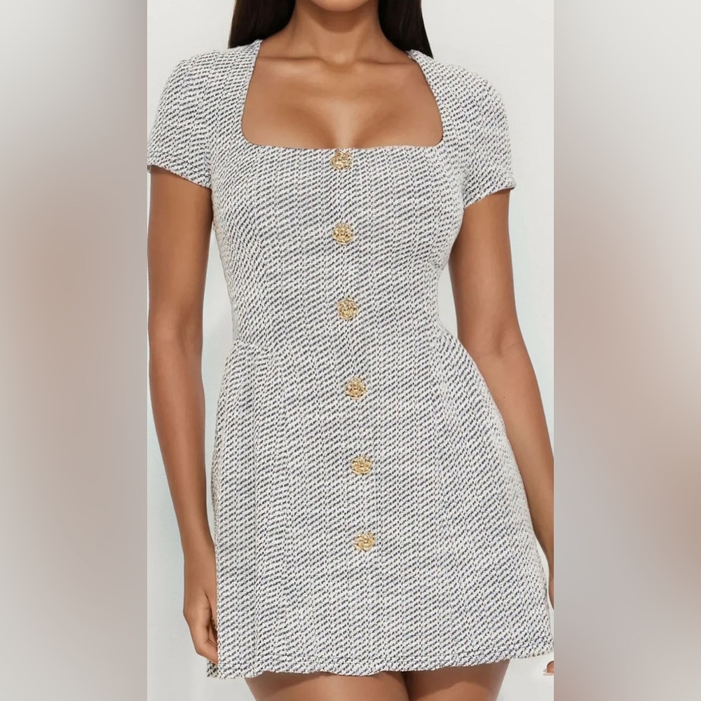 Fashion Nova Black and White Mini Dress - Picture 2 of 5